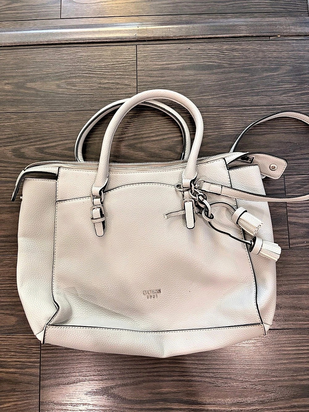 COACH Satchel in White